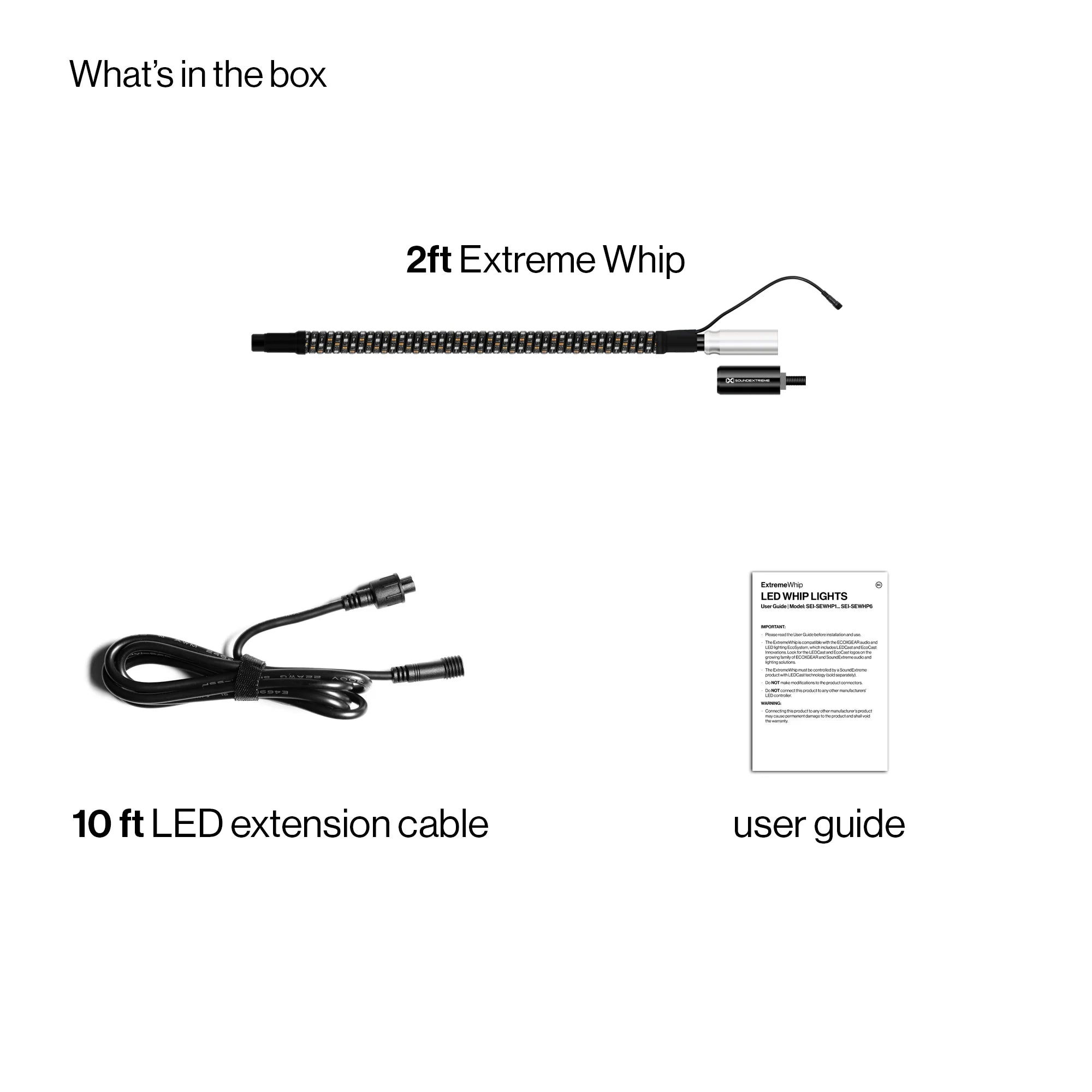 ECOXGEAR 2` LED WHIP