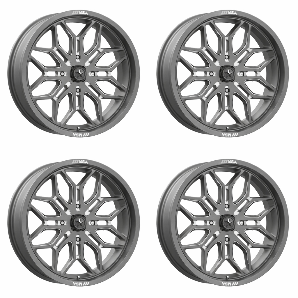 MSA M47 Sniper 20" Wheels Can-Am Commander Maverick Renegade Outlander Defender