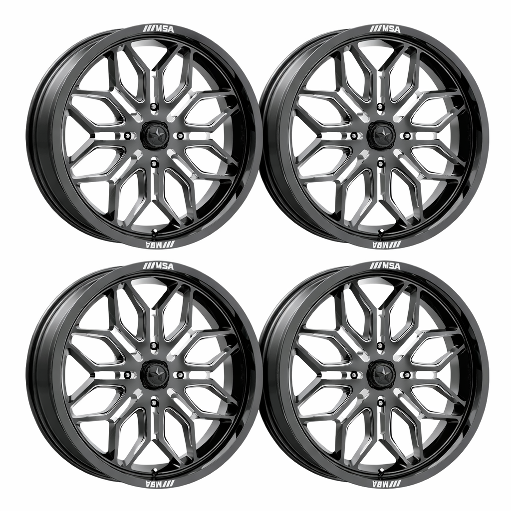 MSA M47 Sniper 20" Wheels Can-Am Commander Maverick Renegade Outlander Defender
