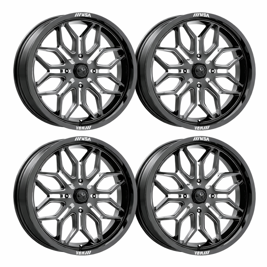 MSA M47 Sniper 20" Wheels Can-Am Commander Maverick Renegade Outlander Defender