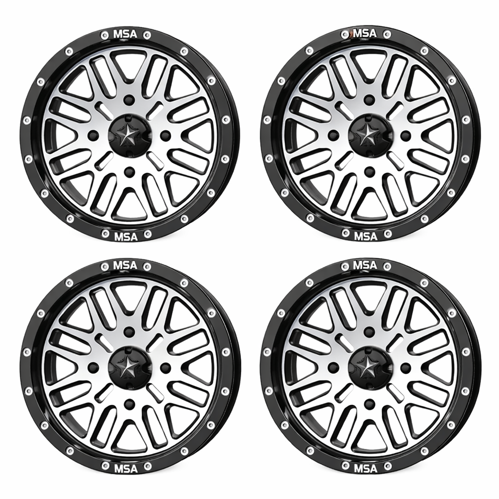 MSA M37 Brute Beadlock UTV Wheels 18" Polaris RZR 1000 XP / Ranger XP 900/1000