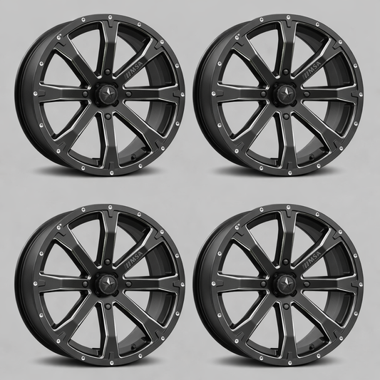 MSA M42 Bounty Wheels 20" Can-Am Commander Maverick Renegade Outlander Defender