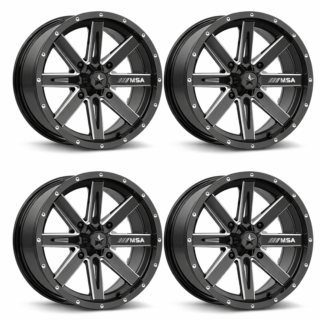 MSA M41 Boxer UTV Wheels 15" Polaris RZR 1000 XP / Ranger XP 900/1000