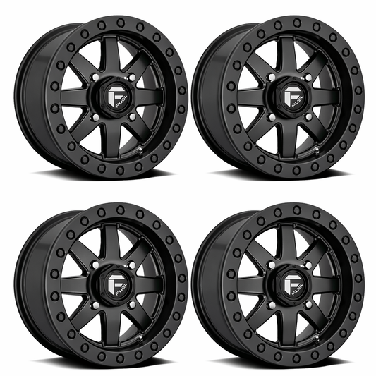 Fuel Maverick Beadlock Wheels (4+3) 15" Polaris RZR 1000 XP / Ranger XP 900/1000