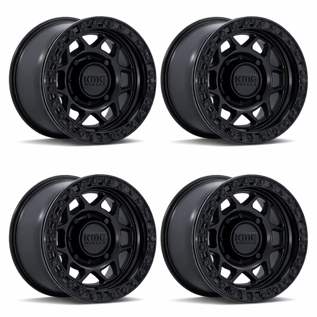 KMC KS241 Torx Beadlock 15" Wheels +38mm Polaris RZR 1000 XP / Ranger XP 900/1K