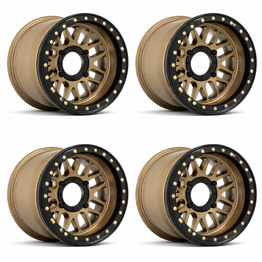 KMC Grenade Beadlock  Wheels (+38mm) 15"   Polaris RZR 1000 XP / Ranger XP 900/1000