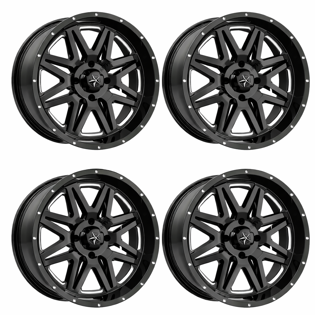 MSA M26 Vibe UTV Wheels 14"   Polaris RZR 1000 XP / Ranger XP 900/1000