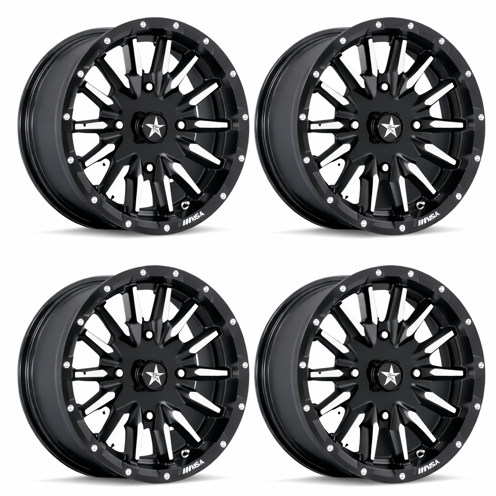 MSA M49 Creed 14" Wheels      Polaris RZR 1000 XP / Ranger XP 900/1000